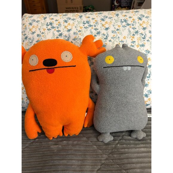 Set of 2 Uglydolls Babo and Mrs. Kasoogi Plush Toy Stuffed Animals - Picture 1 of 8